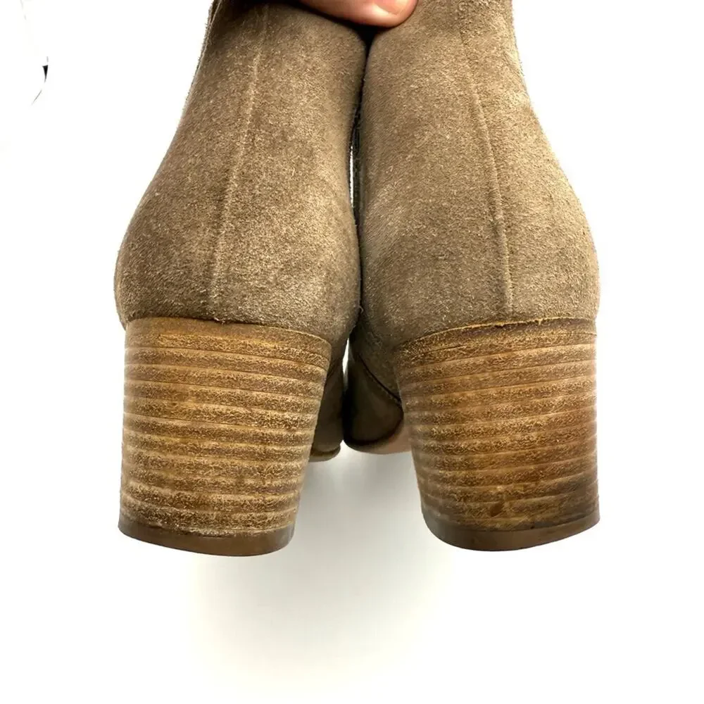 Vince Haider Ankle Bootie Flint Suede 8